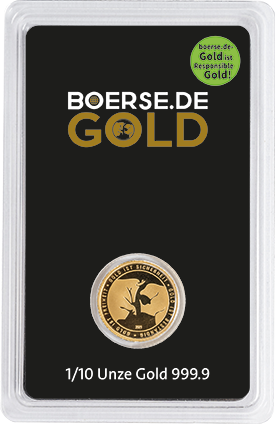 1/10 Feinunze boerse.de-Gold Rückseite