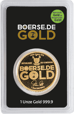 1 Feinunze boerse.de-Gold Vorderseite